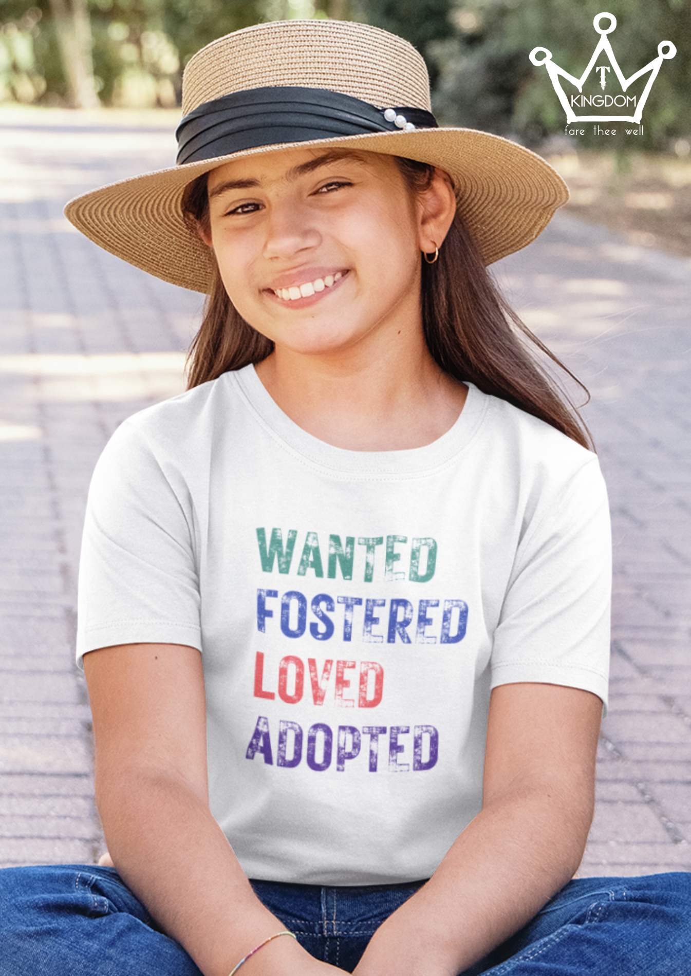 Wanted Fostered Loved Adopted Kids T-Shirt Heavy Cotton™ Tee